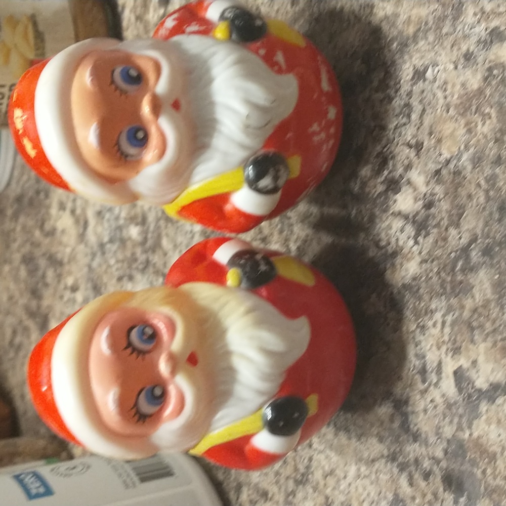 Vintage Kiddie Products Santa Toy Lot of 2